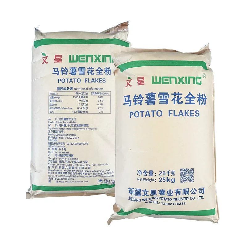 Cháo ngũ cốc ăn liền Bột bông tuyết khoai tây khử nước